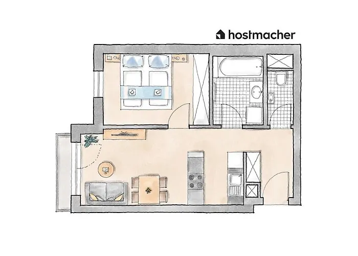 Urban 1br Retreat, Easy Link By Hm Apartment *
